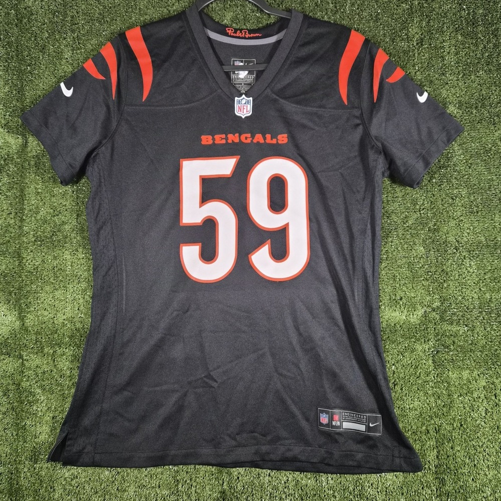 Nike Cincinnati Bengals Akeem Davis-Gaither #59 Women's NFL Jersey Large